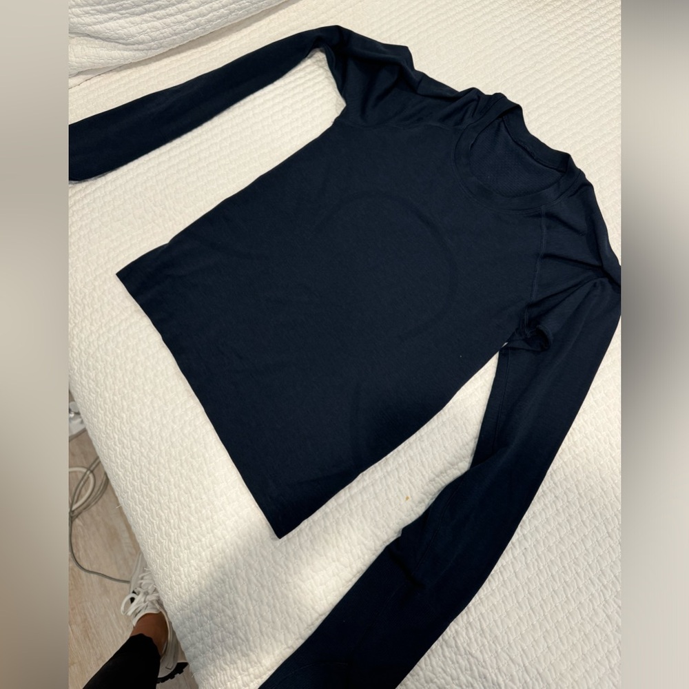 Race Length Swiftley Long Sleeve in Navy
